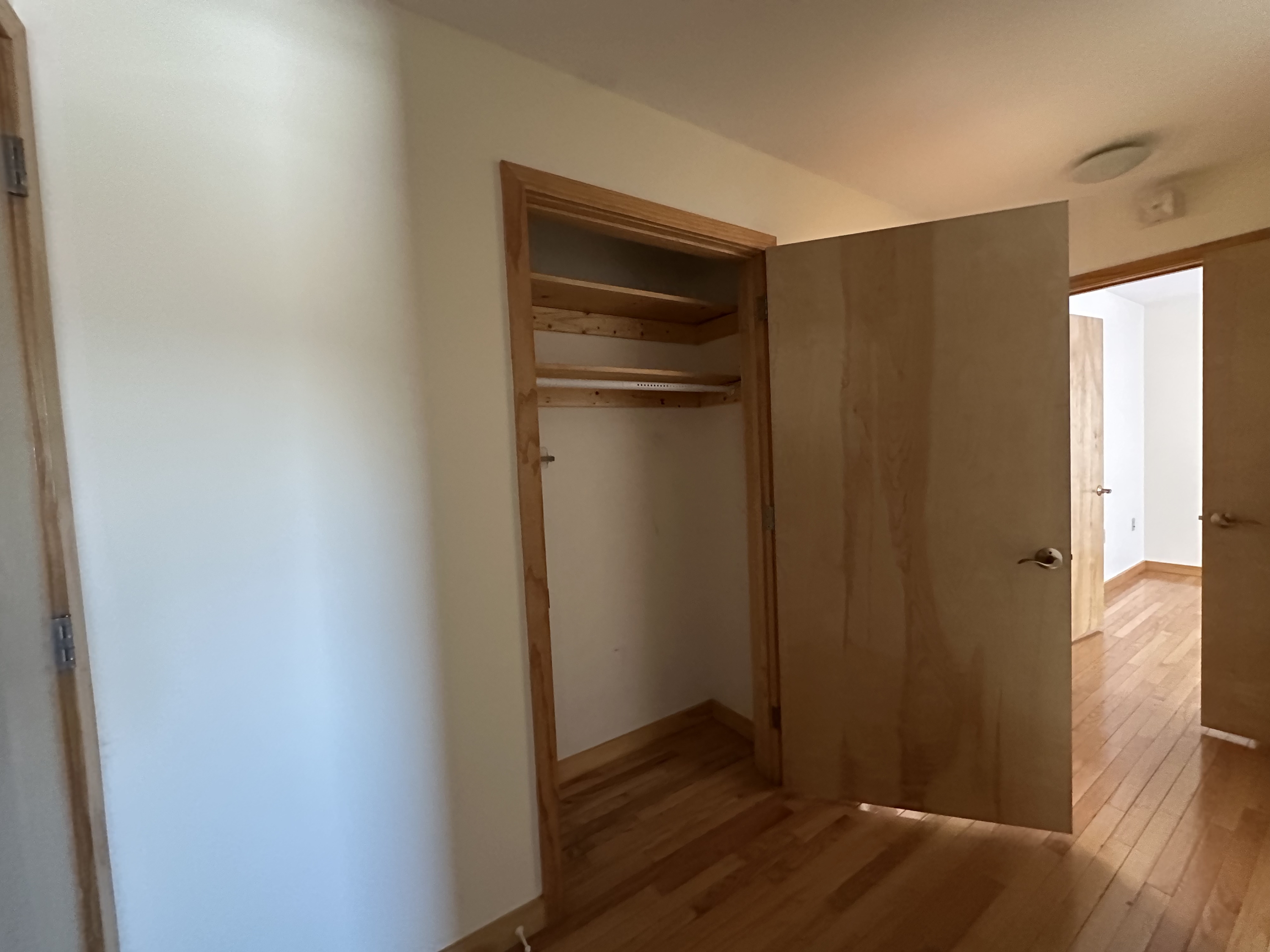 Hall between living room and bedrooms